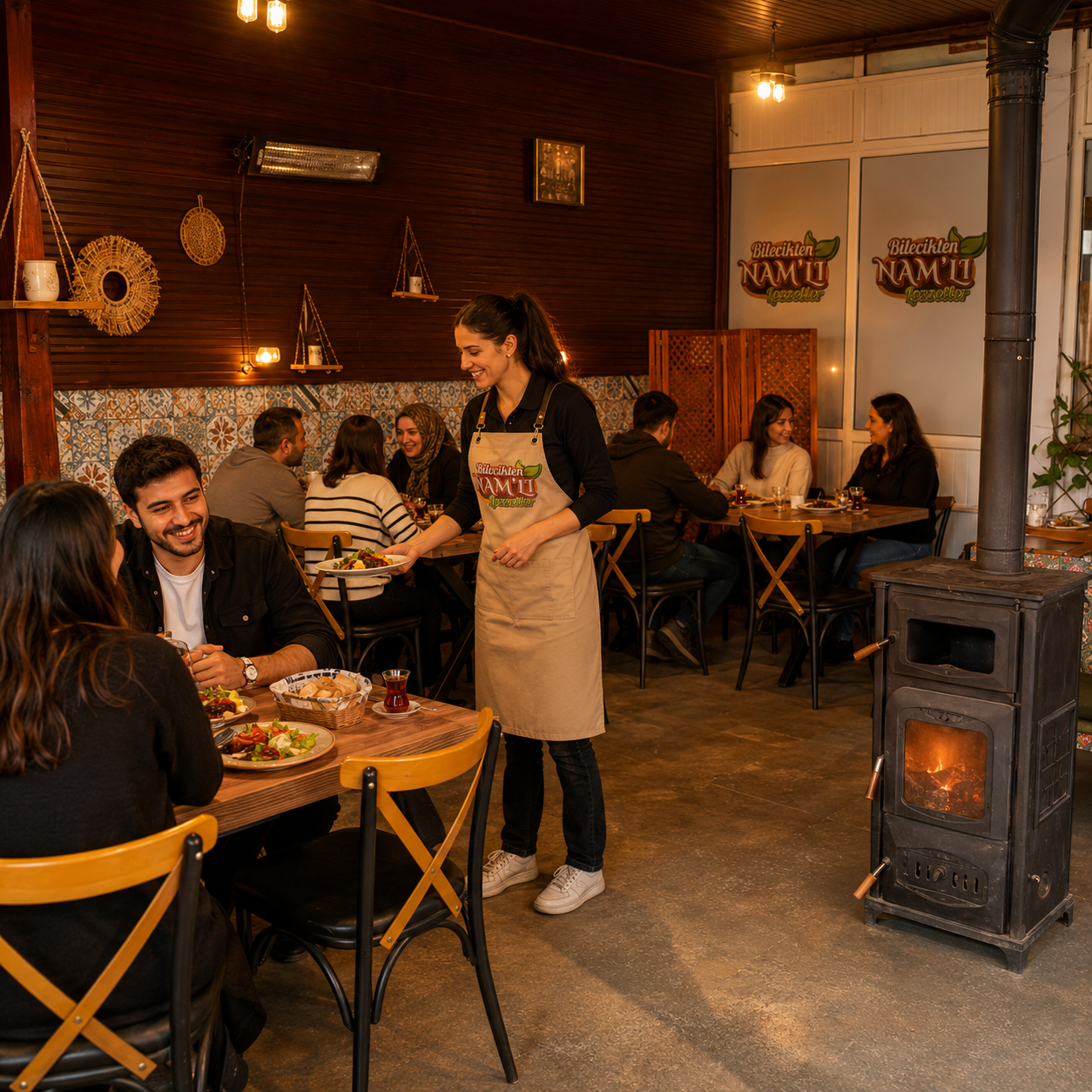 NAM'lı Lezzetler restoran atmosferi